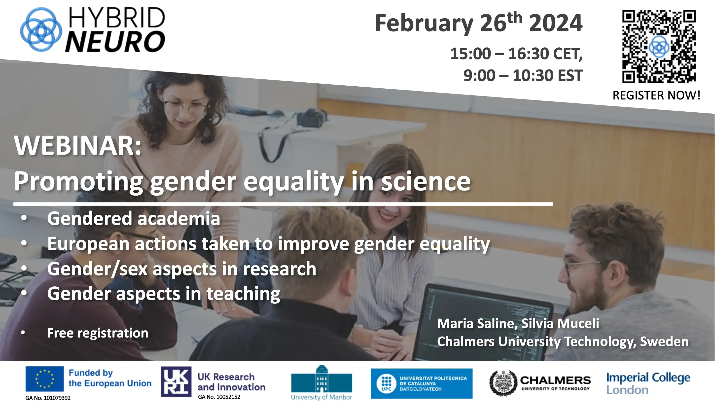 Promoting gender equality in science